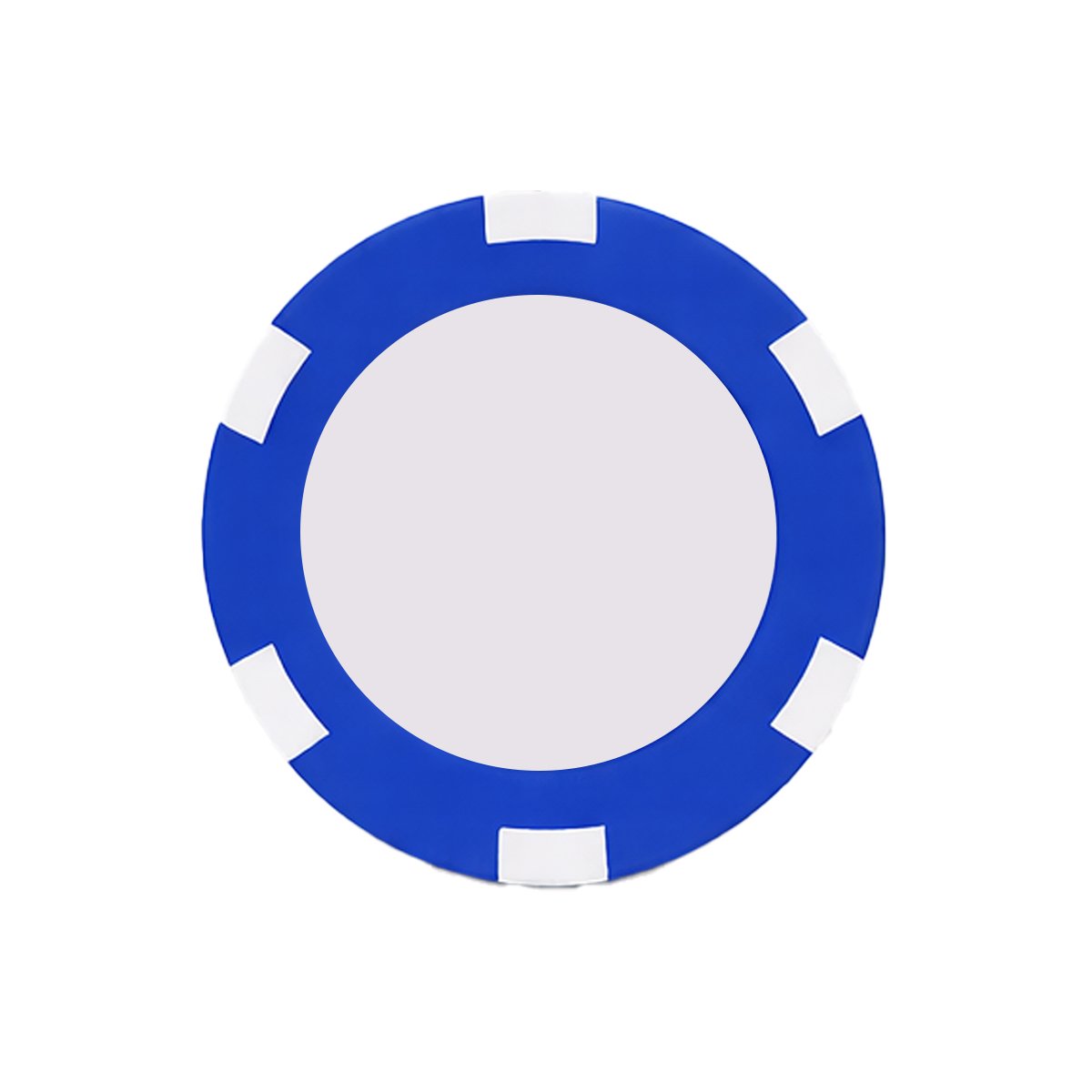 Poker Chip With Removeable Ball Marker