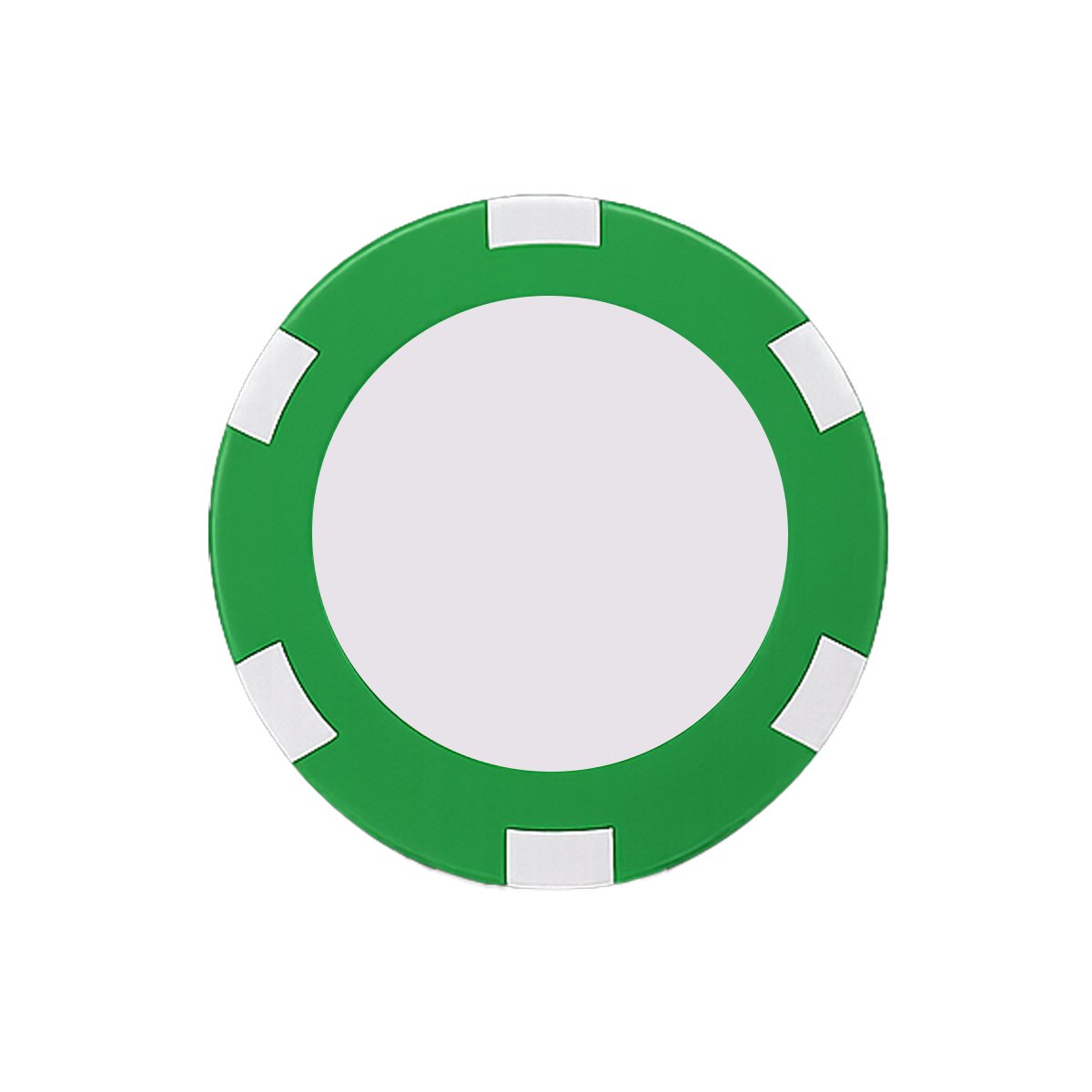 Poker Chip With Removeable Ball Marker