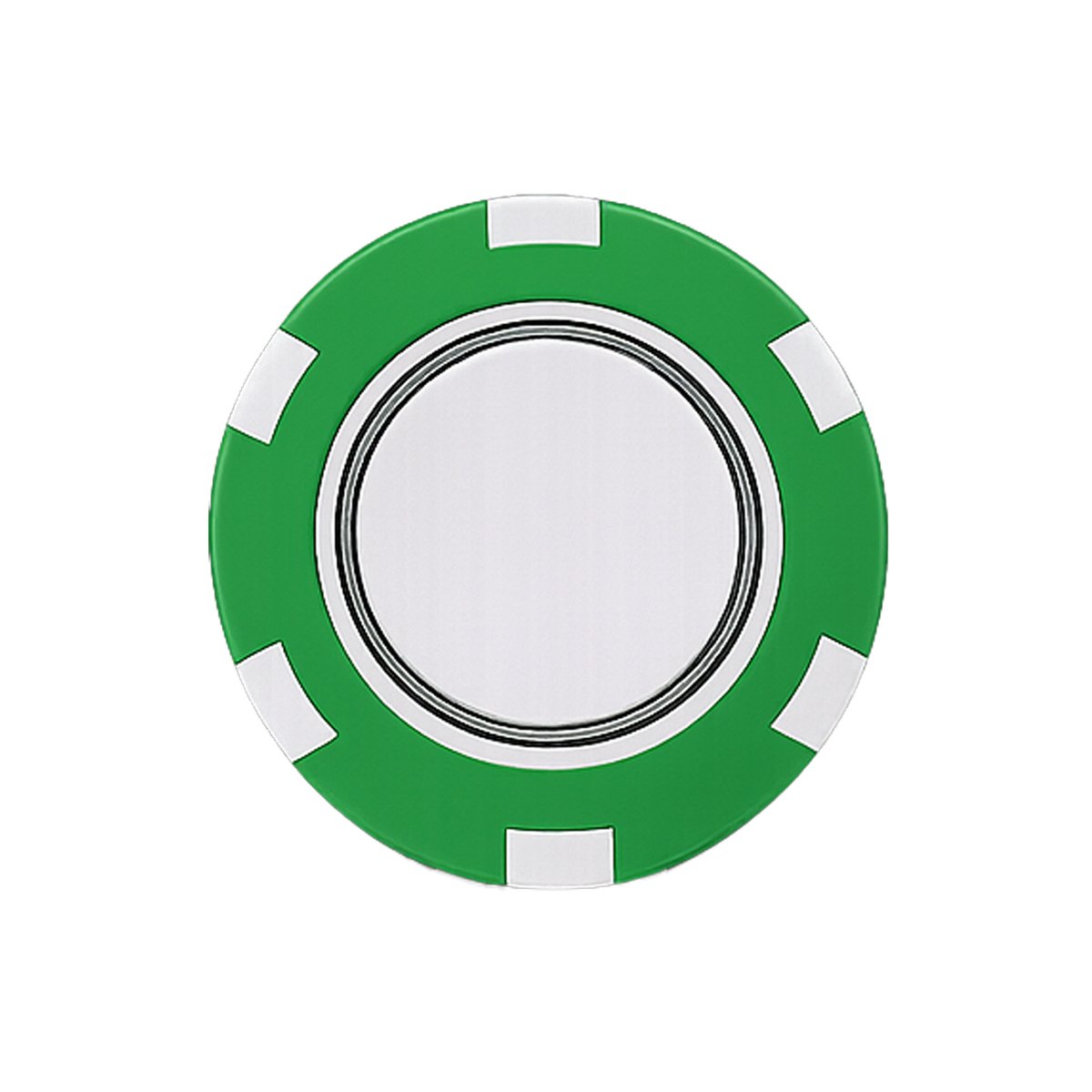 Poker Chip With Removeable Ball Marker