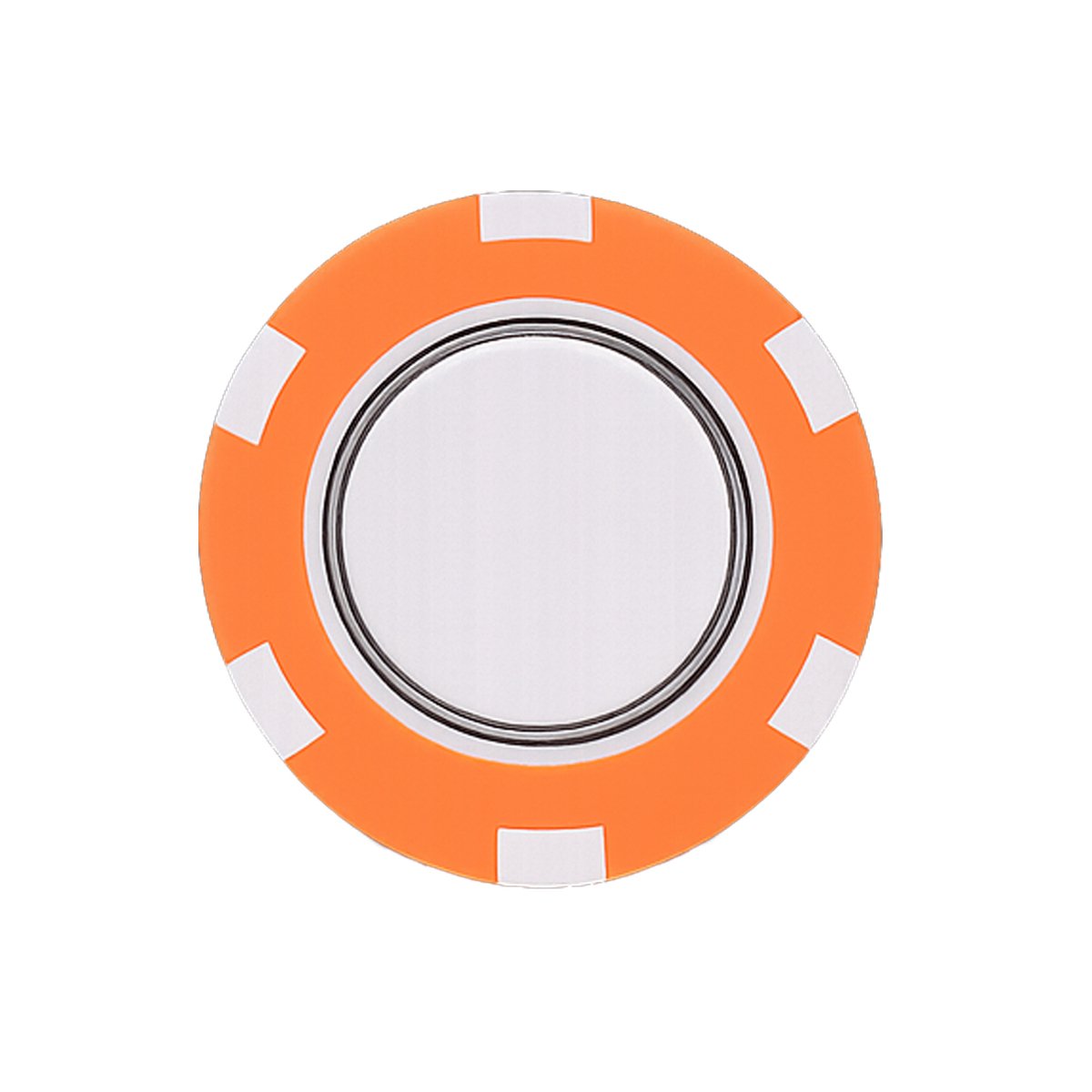 Poker Chip With Removeable Ball Marker