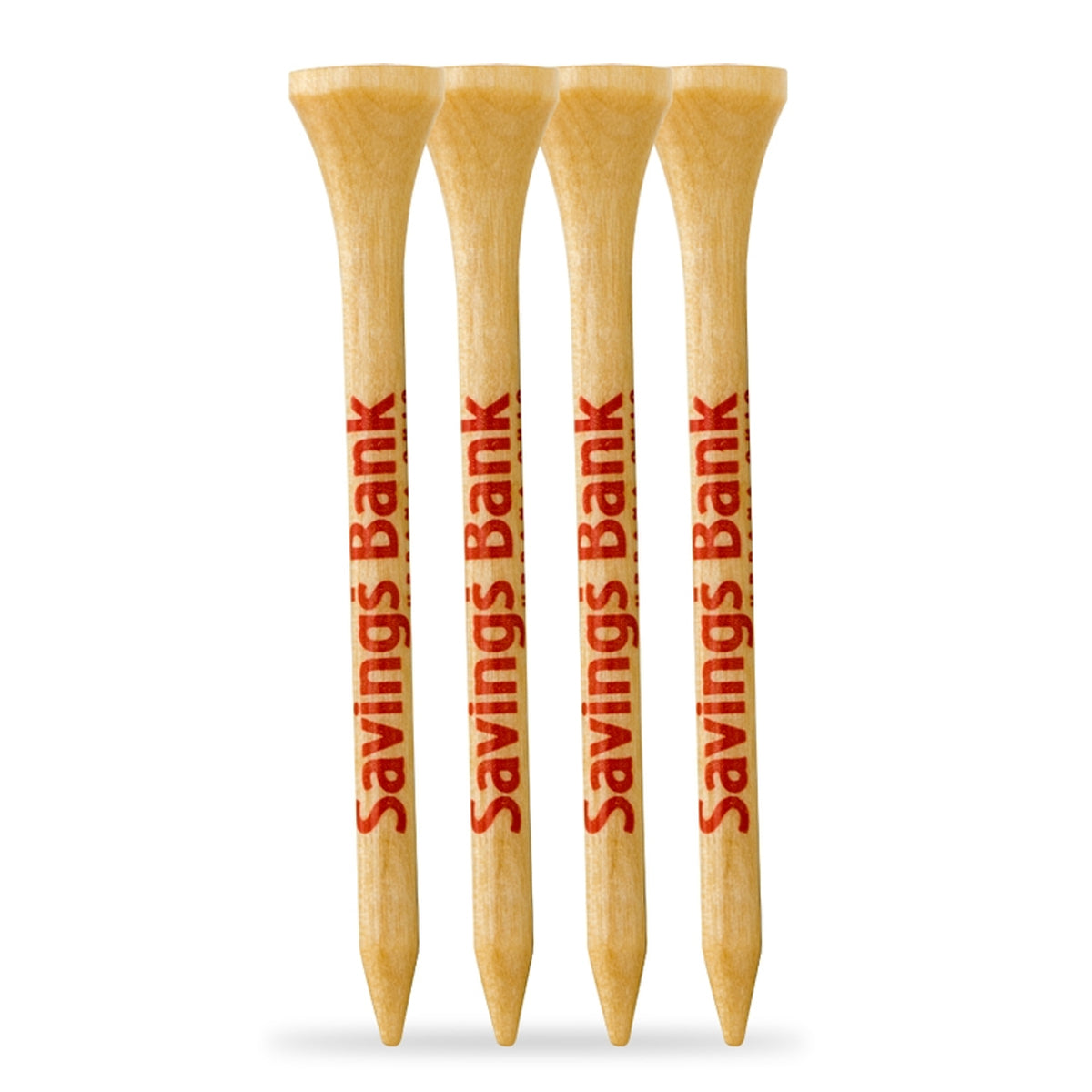 4 Pack of 2-3/4'' Wood Tees