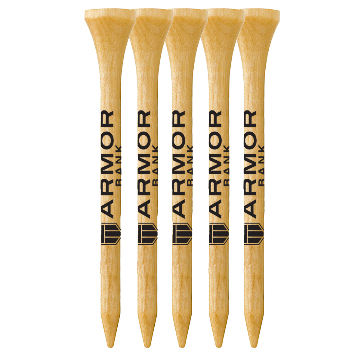 5 Pack of 3-1/4'' Wood Tees