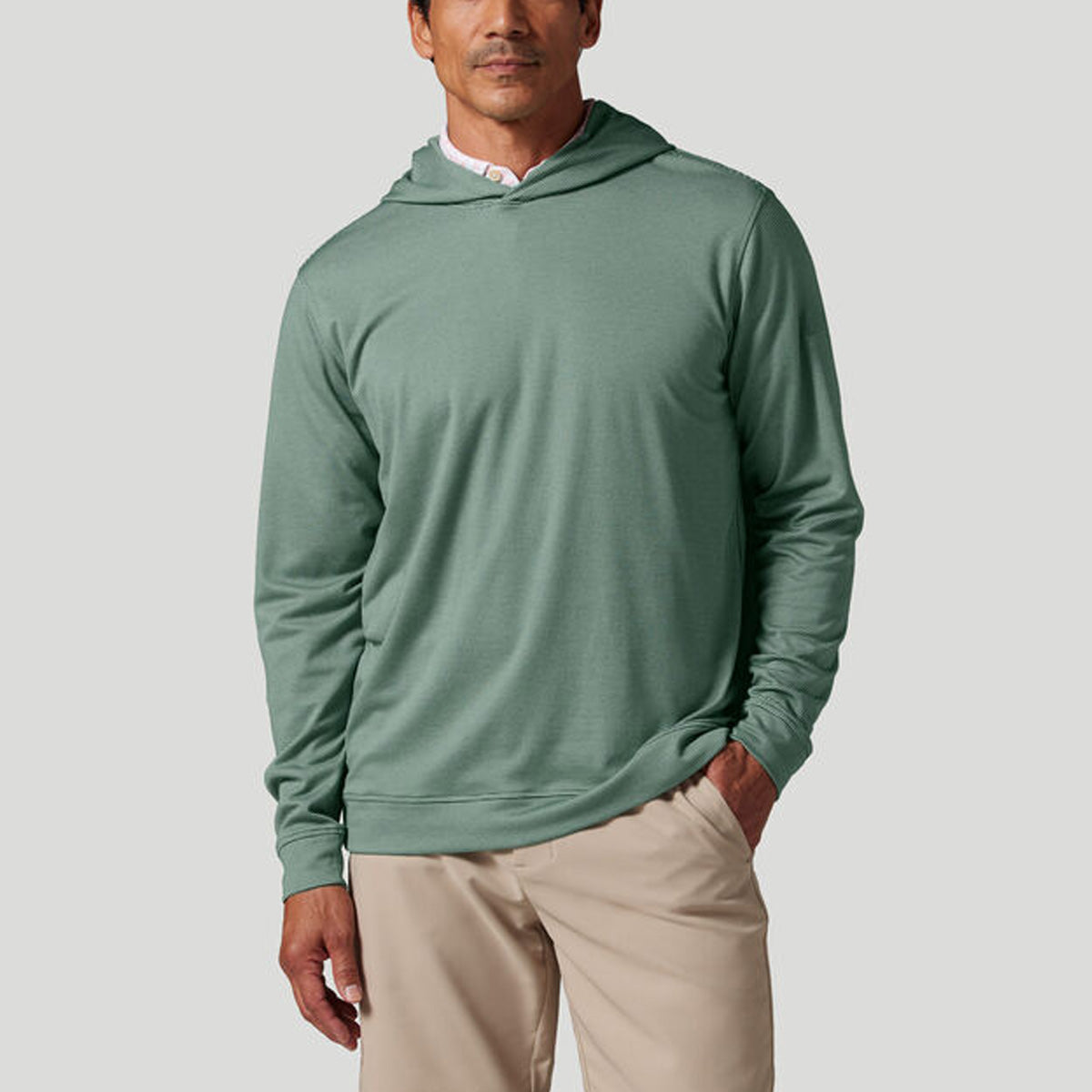 Sun Day Red Men's Pioneer Pima Stripe Hood