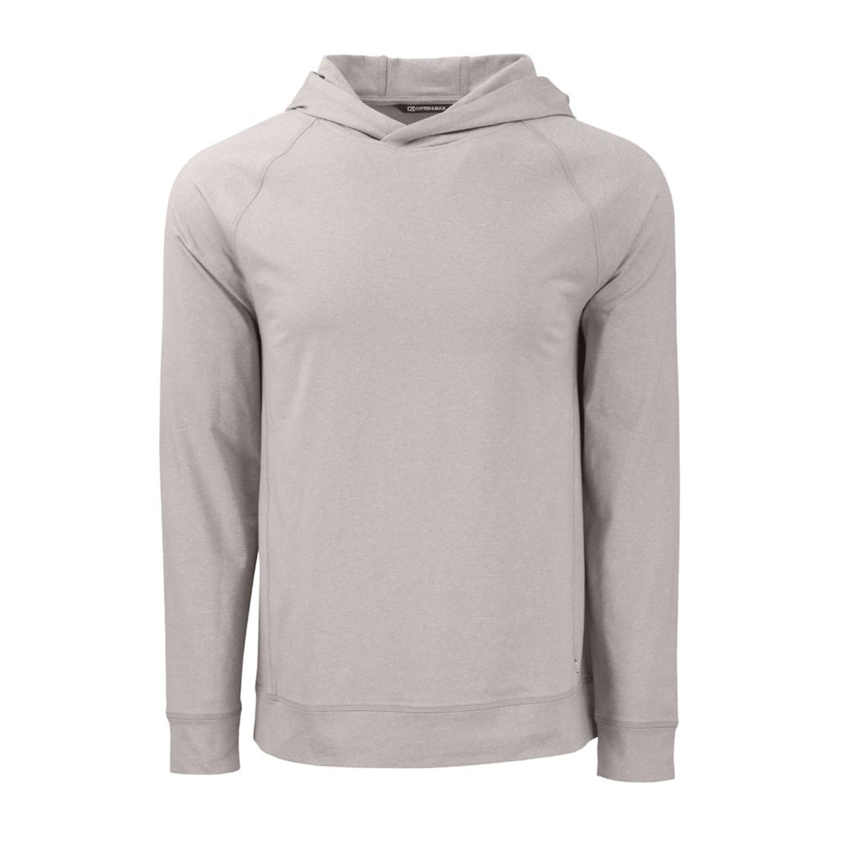 Cutter & Buck Men's Adapt Recycled Soft Knit Stretch Heathered Hooded Pullover
