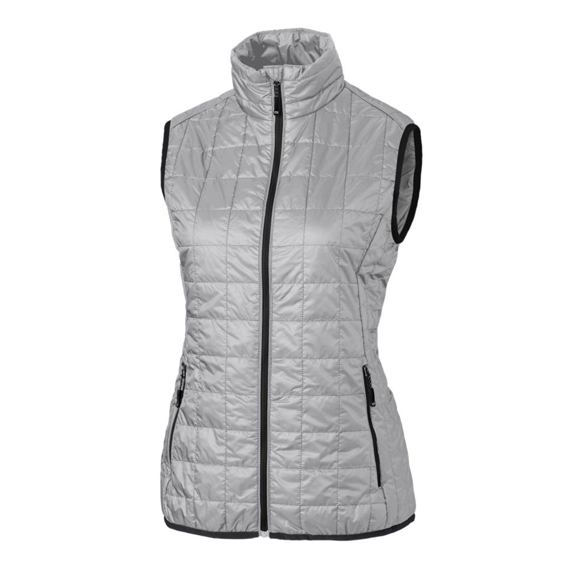 Cutter & Buck Women's Rainier Recycled Insulated Puffer Full Zip Vest