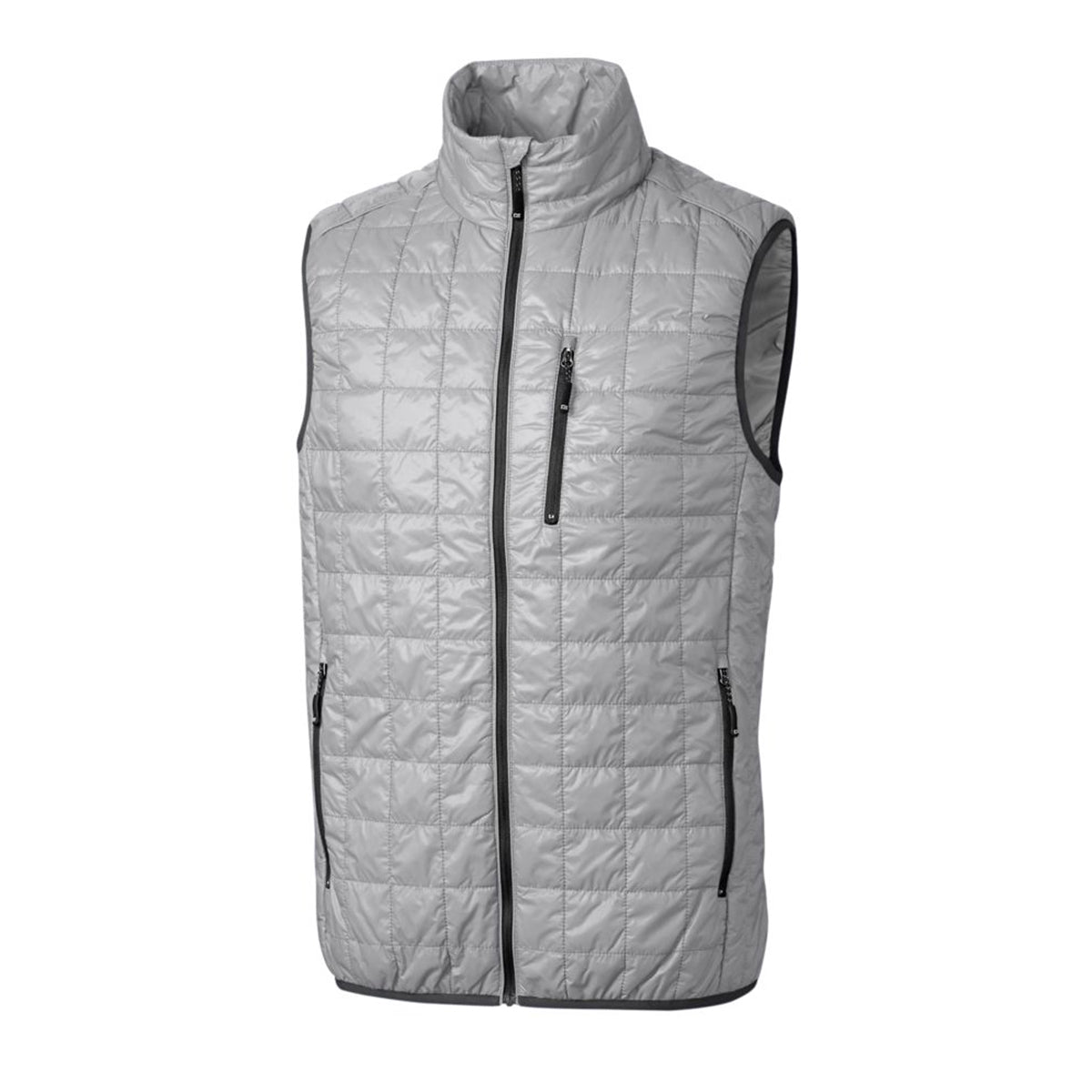 Cutter & Buck Men's Rainier Recycled Insulated Puffer Full Zip Vest
