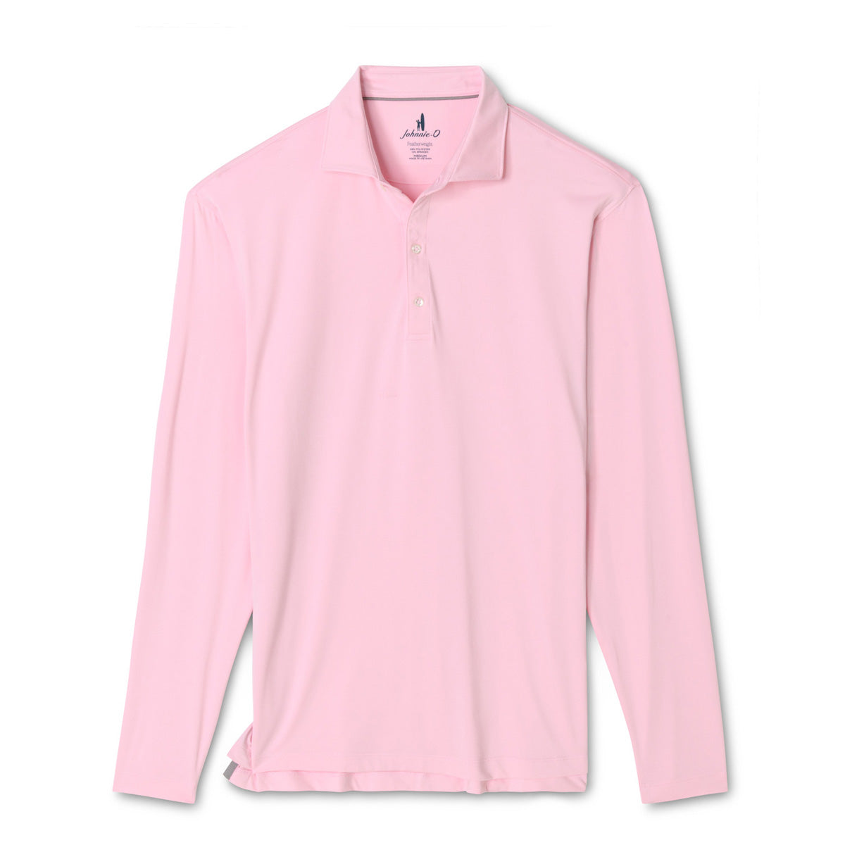 Johnnie-O Men's Prep-Formance Swing Heather Long Sleeve Jersey Polo