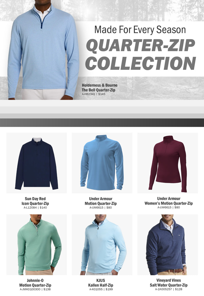 Quarter Zip Collection 