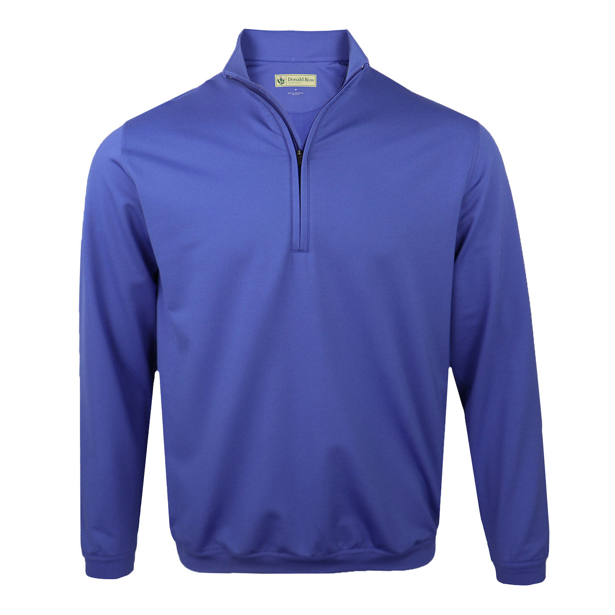 Donald Ross Parkland Pullover Long Sleeve Solid 1/2-Zip