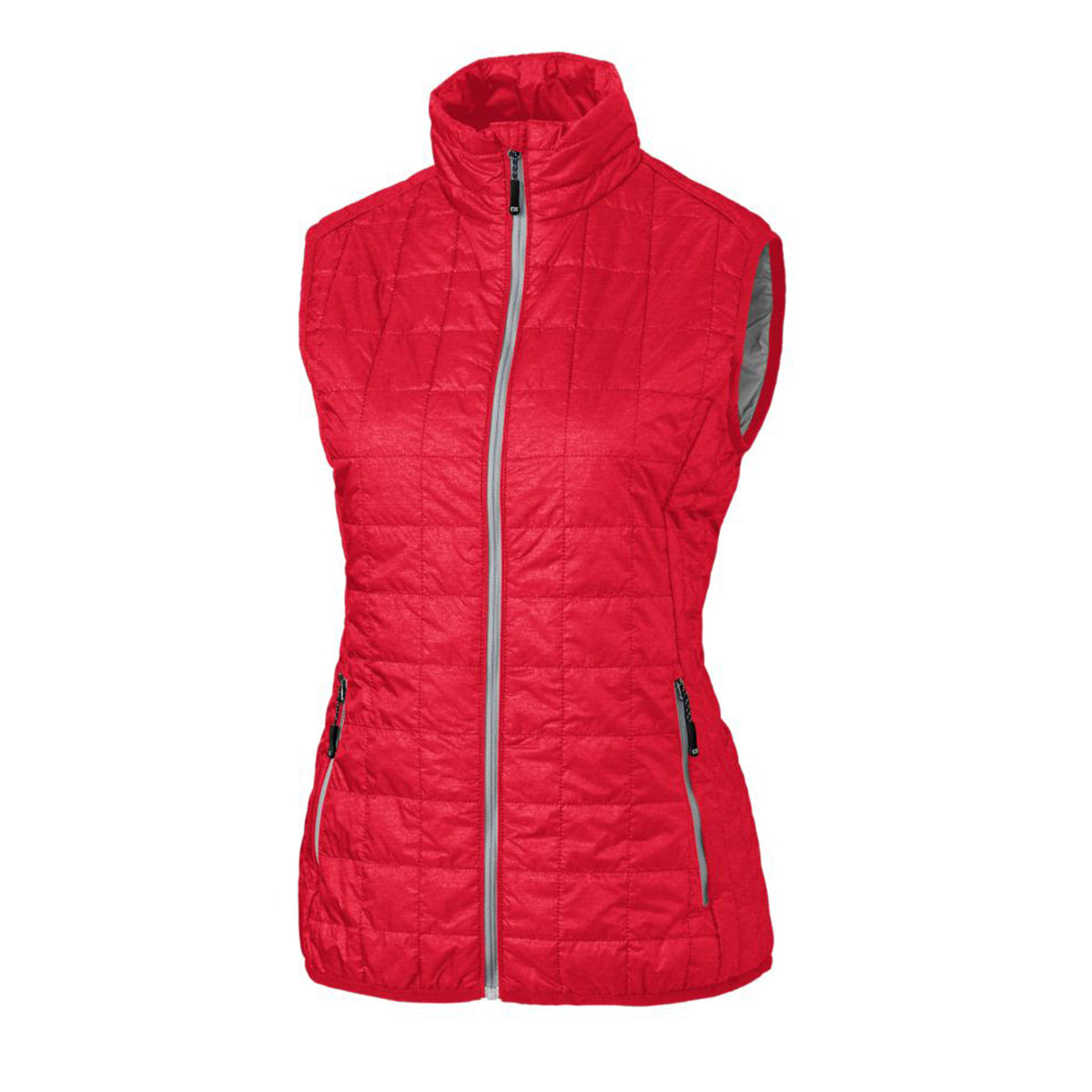 Cutter & Buck Women's Rainier Recycled Insulated Puffer Full Zip Vest