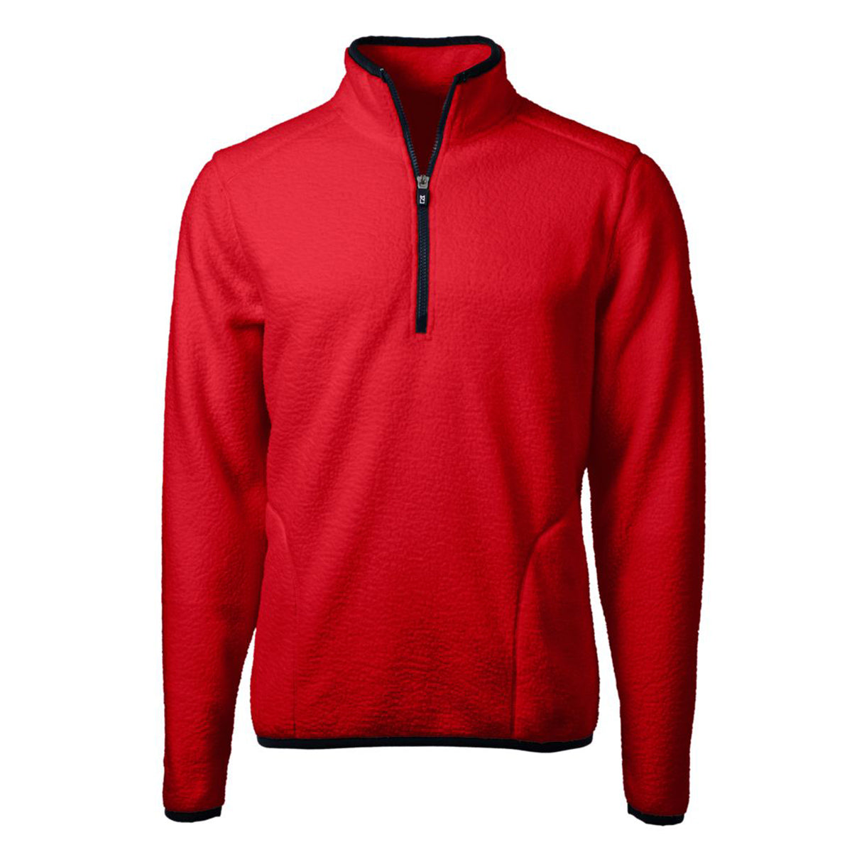 Cutter & Buck Men's  Cascade Epic Comfort Recycled Sherpa Fleece Quarter-Zip Jacket