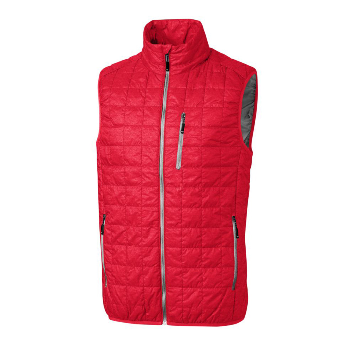 Cutter & Buck Men's Rainier Recycled Insulated Puffer Full Zip Vest