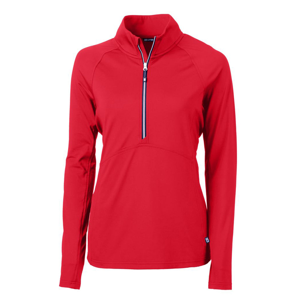 Cutter & Buck Women's Adapt Recycled Soft Knit Stretch Half-Zip Pullover