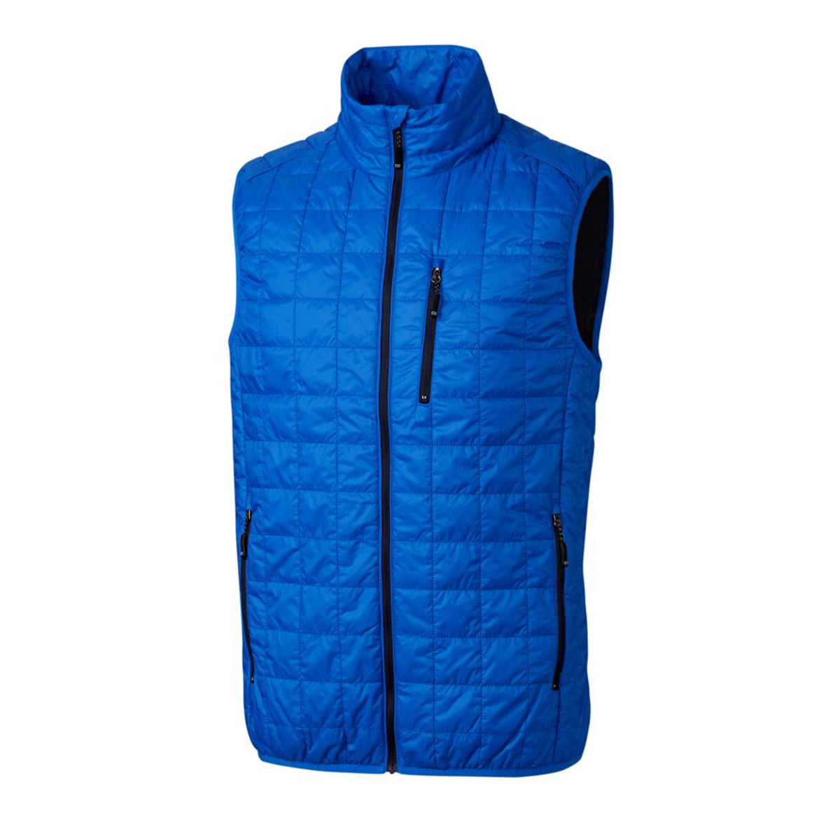 Cutter & Buck Men's Rainier Recycled Insulated Puffer Full Zip Vest