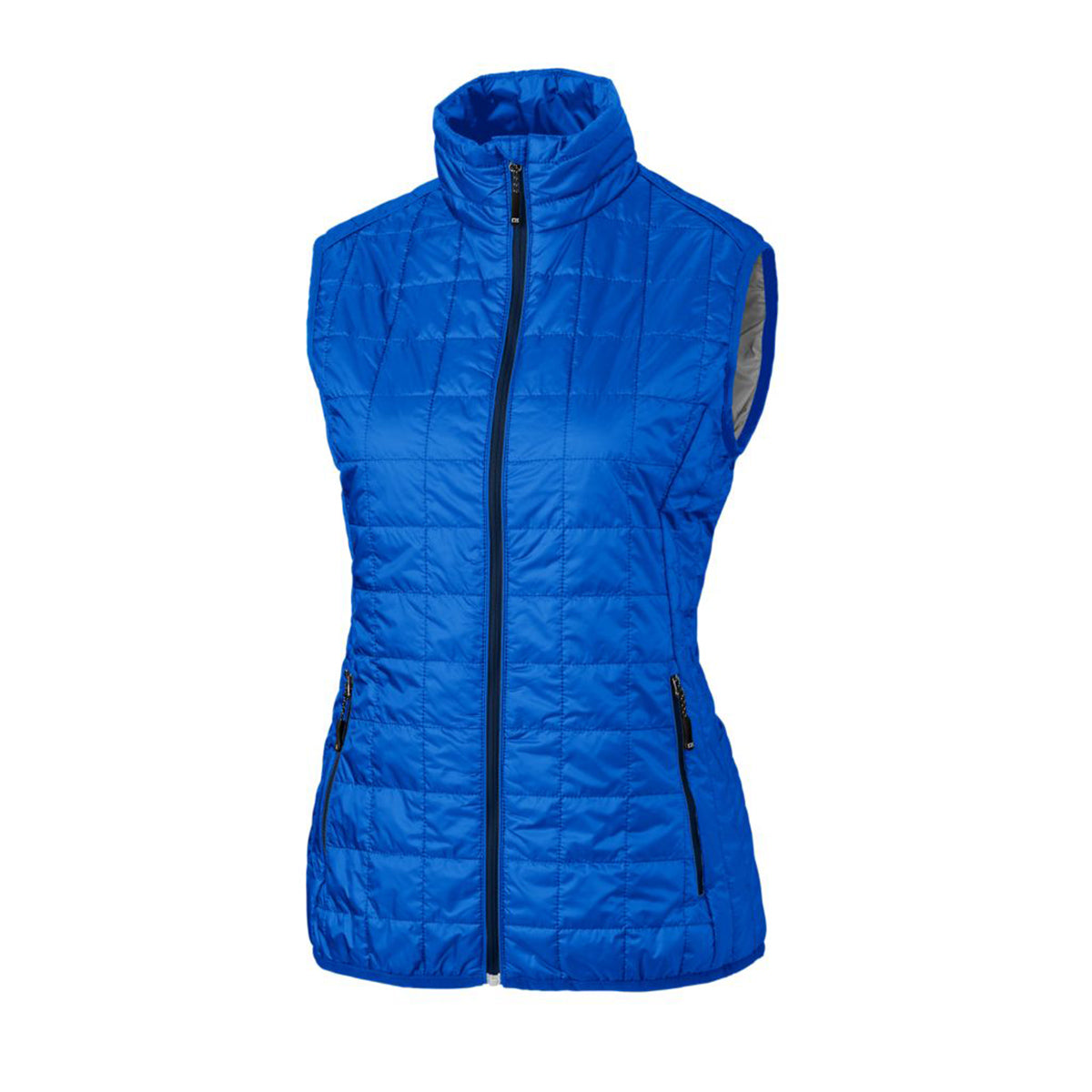 Cutter & Buck Women's Rainier Recycled Insulated Puffer Full Zip Vest