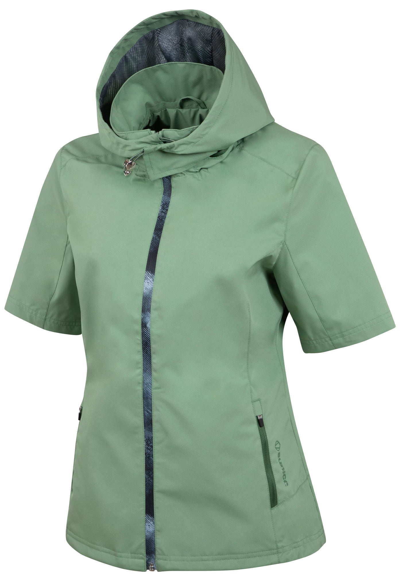Sunice Women's WxTech Weatherproof Short Sleeve Jacket with Packable Hood