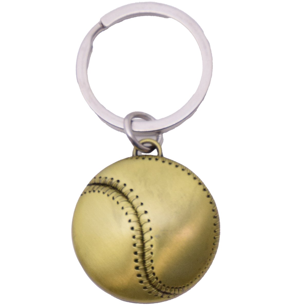 Metal Baseball Keychain