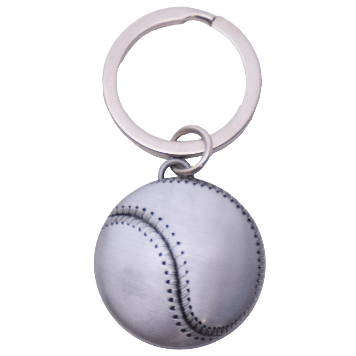 Metal Baseball Keychain
