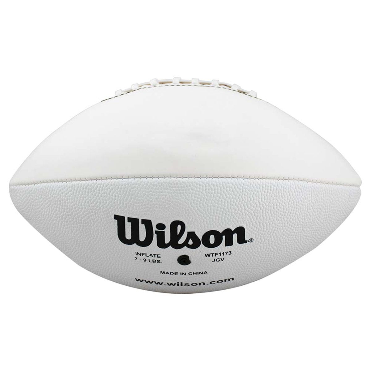 Wilson Football With All White Panels