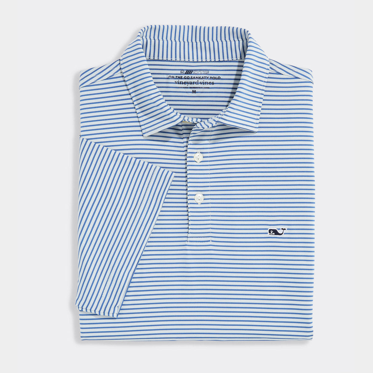 Vineyard Vines Men's Bradley Stripe Sankaty Performance Polo