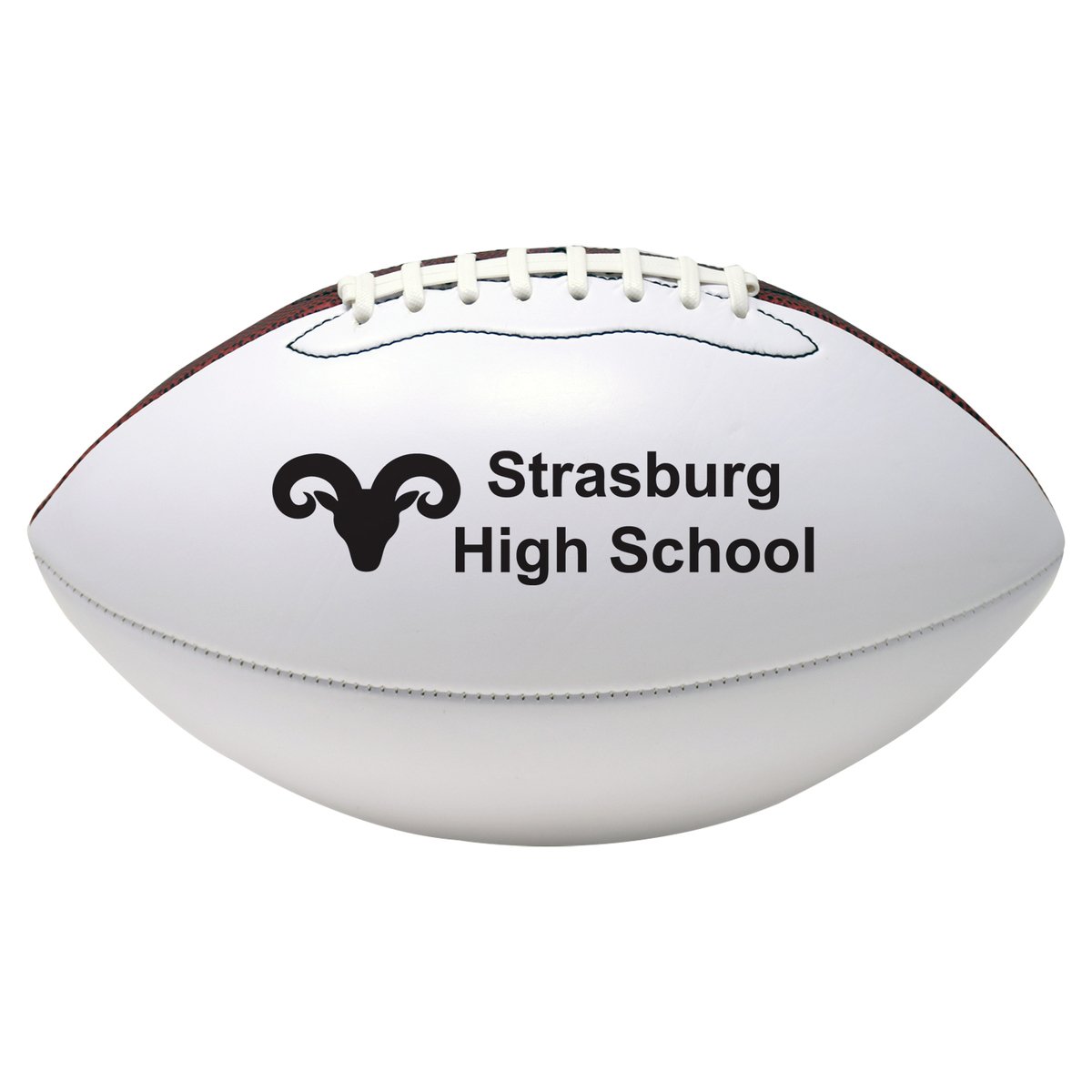 Full Size Autograph Football Two White Panel - Size 9