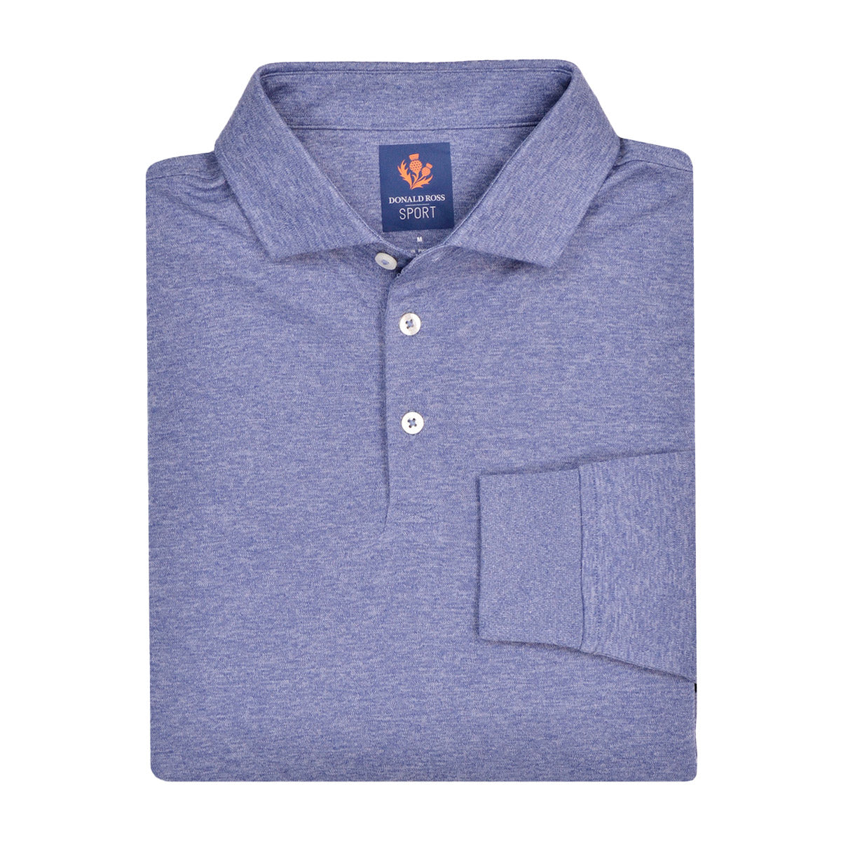 Donald Ross Brooks Long Sleeve Sport Fit Polo