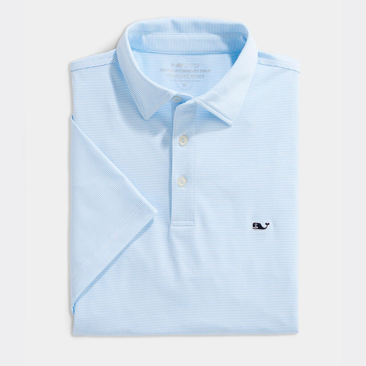Vineyard Vines Men's St. Jean Stripe Sankaty Performance Polo