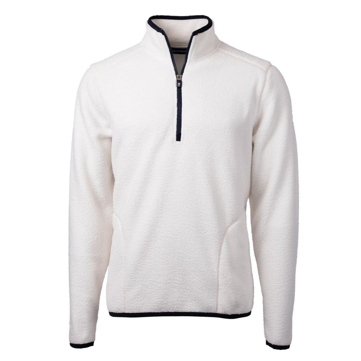 Cutter & Buck Men's  Cascade Epic Comfort Recycled Sherpa Fleece Quarter-Zip Jacket