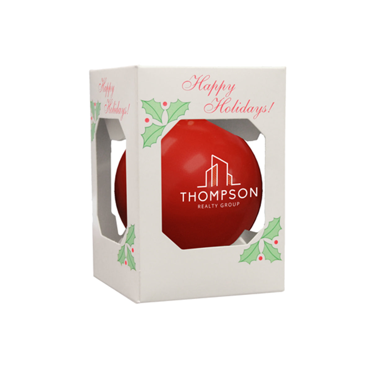 3¼" USA-Made Round Glossy Shatterproof Ornament