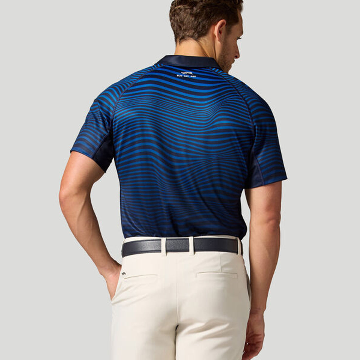 Sun Day Red Men's TWP Waves Polo