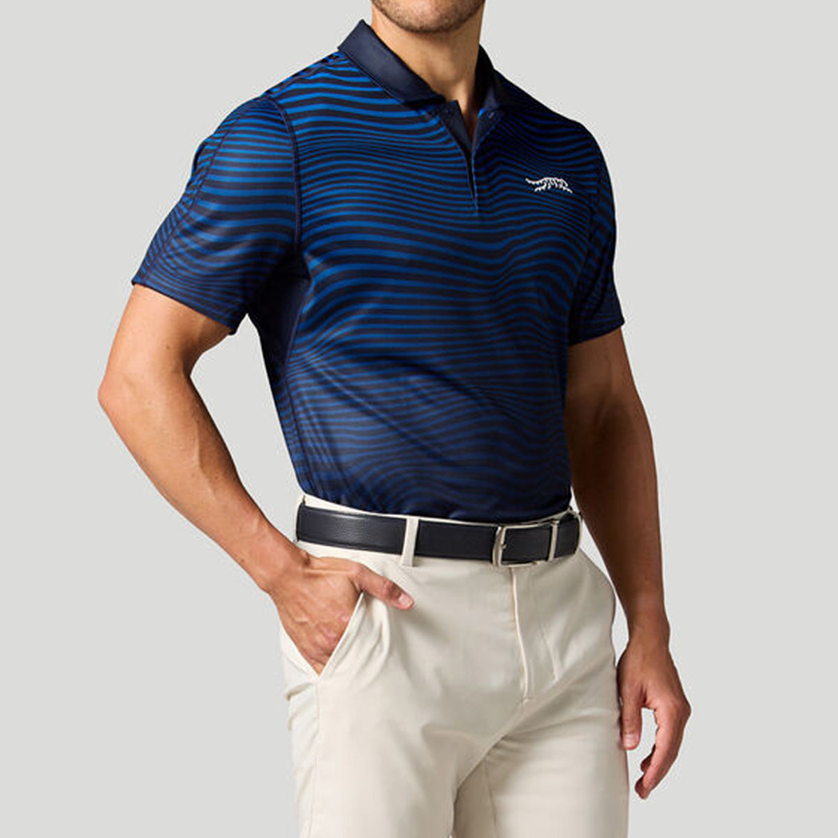 Sun Day Red Men's TWP Waves Polo