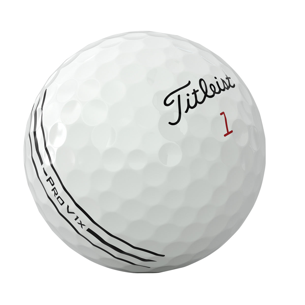 Titleist Pro V1x Left Dash Enhanced Alignment Golf Balls
