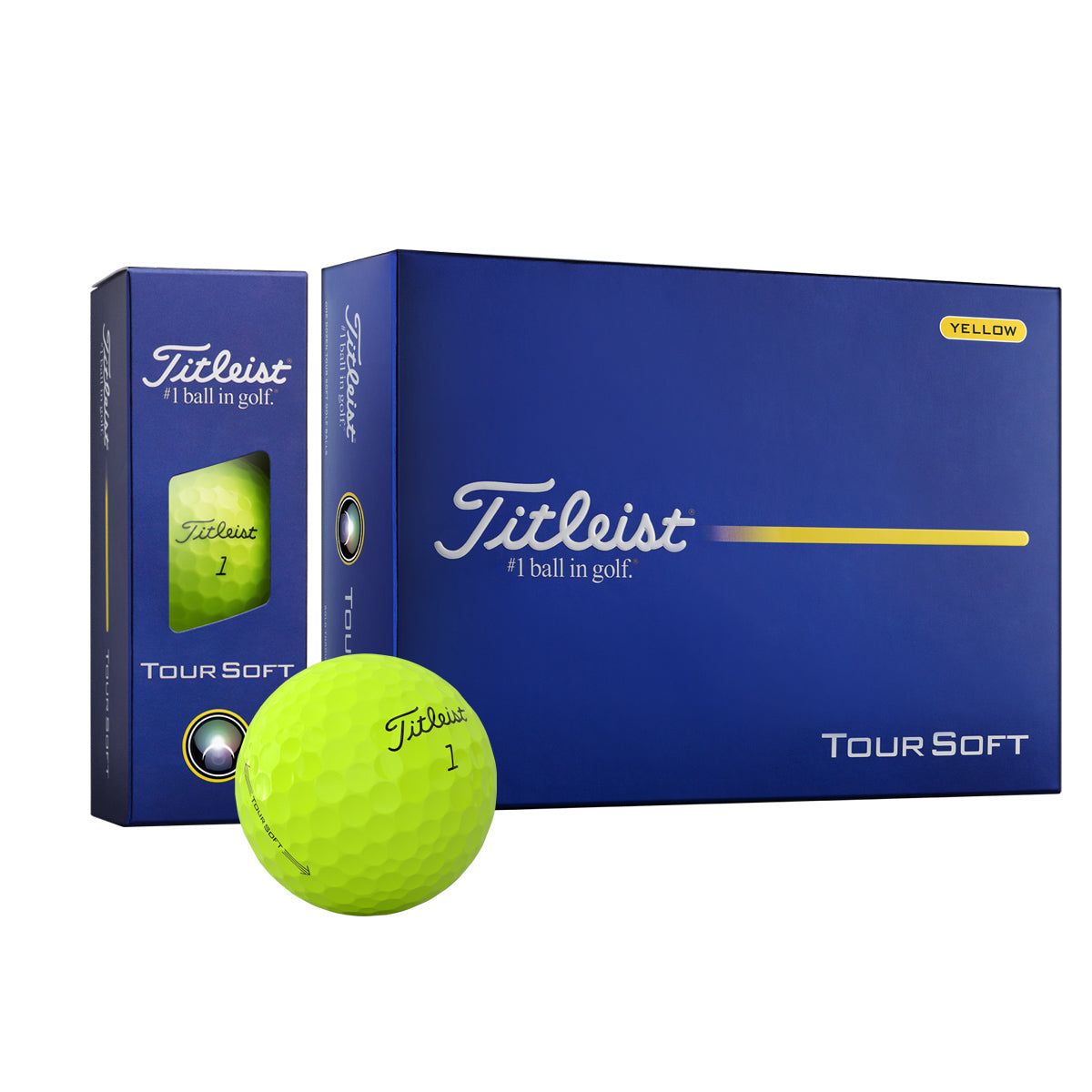 Titleist Toursoft Yellow Golf Balls