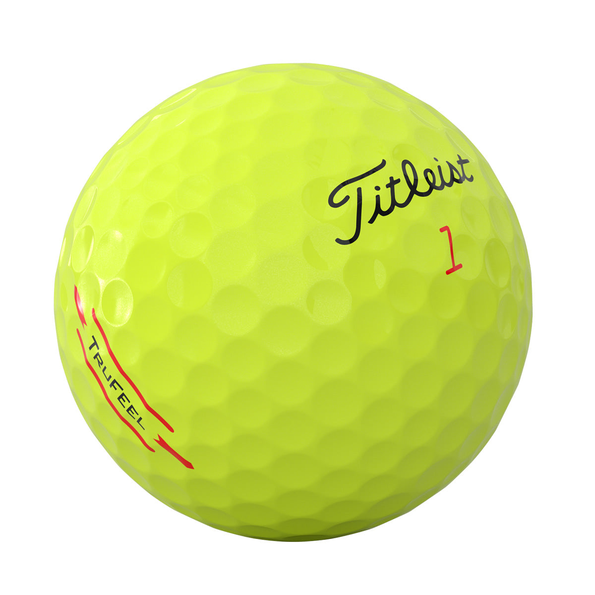 Titleist TruFeel Yellow Golf Balls