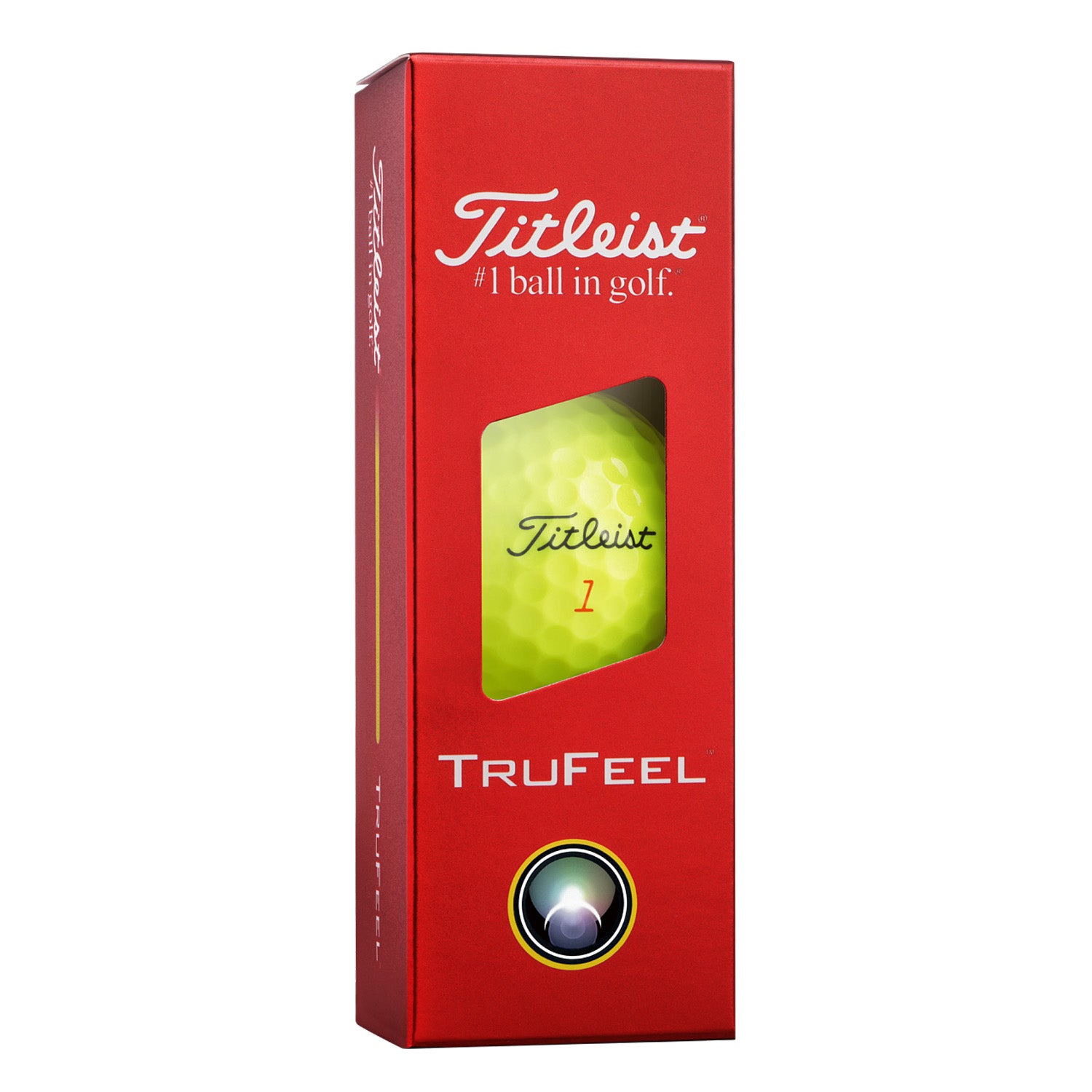 Titleist TruFeel Yellow Golf Balls