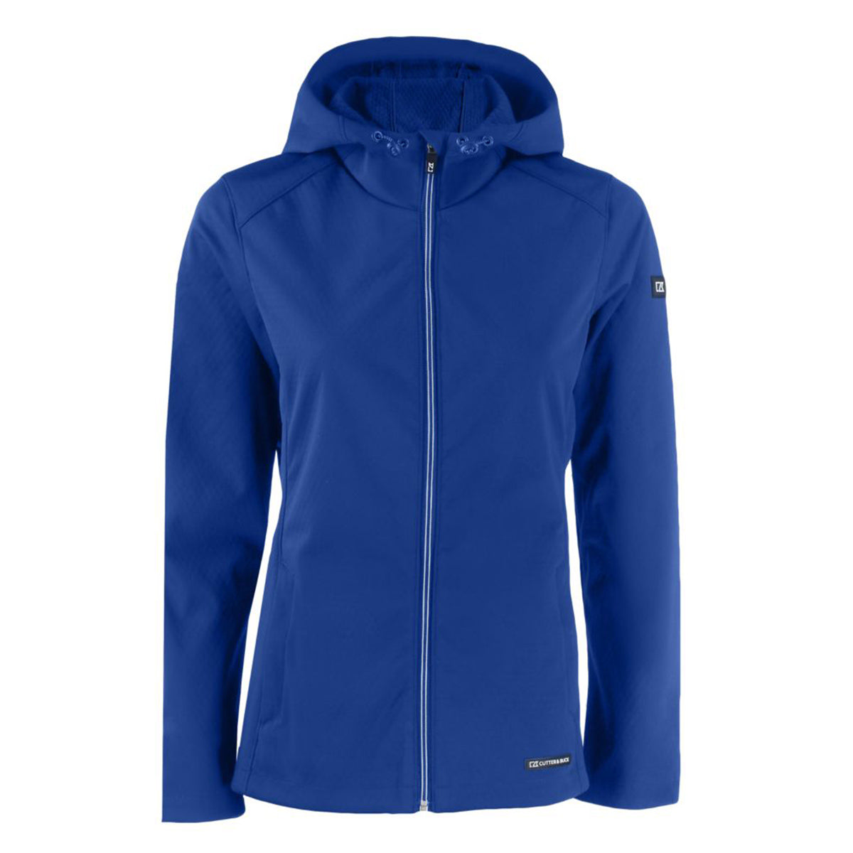 Cutter & Buck Women's Evoke Recycled Honeycomb Fleece Full-Zip Hooded Jacket