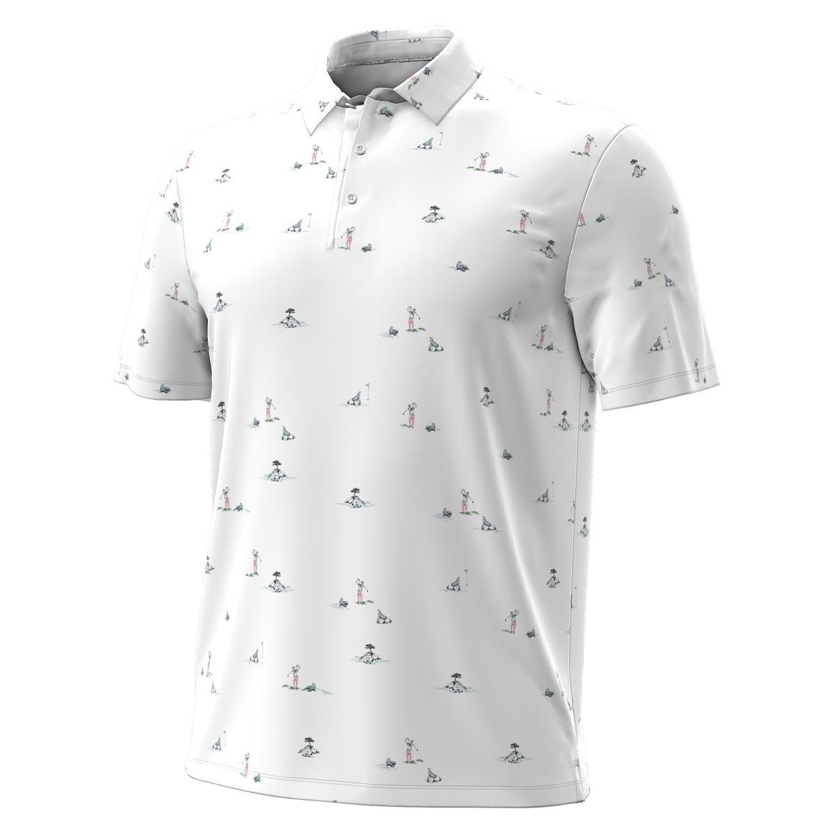 Under Armour Men's ArmourDry Printed Polo