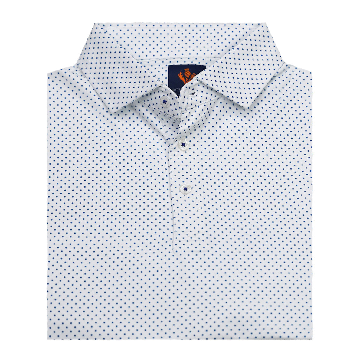 Donald Ross Rob Polka Dot Classic Polo