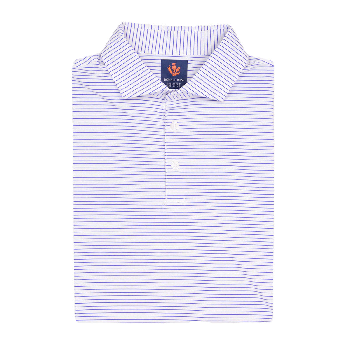 Donald Ross Clark Jersey Micro Stripe Polo