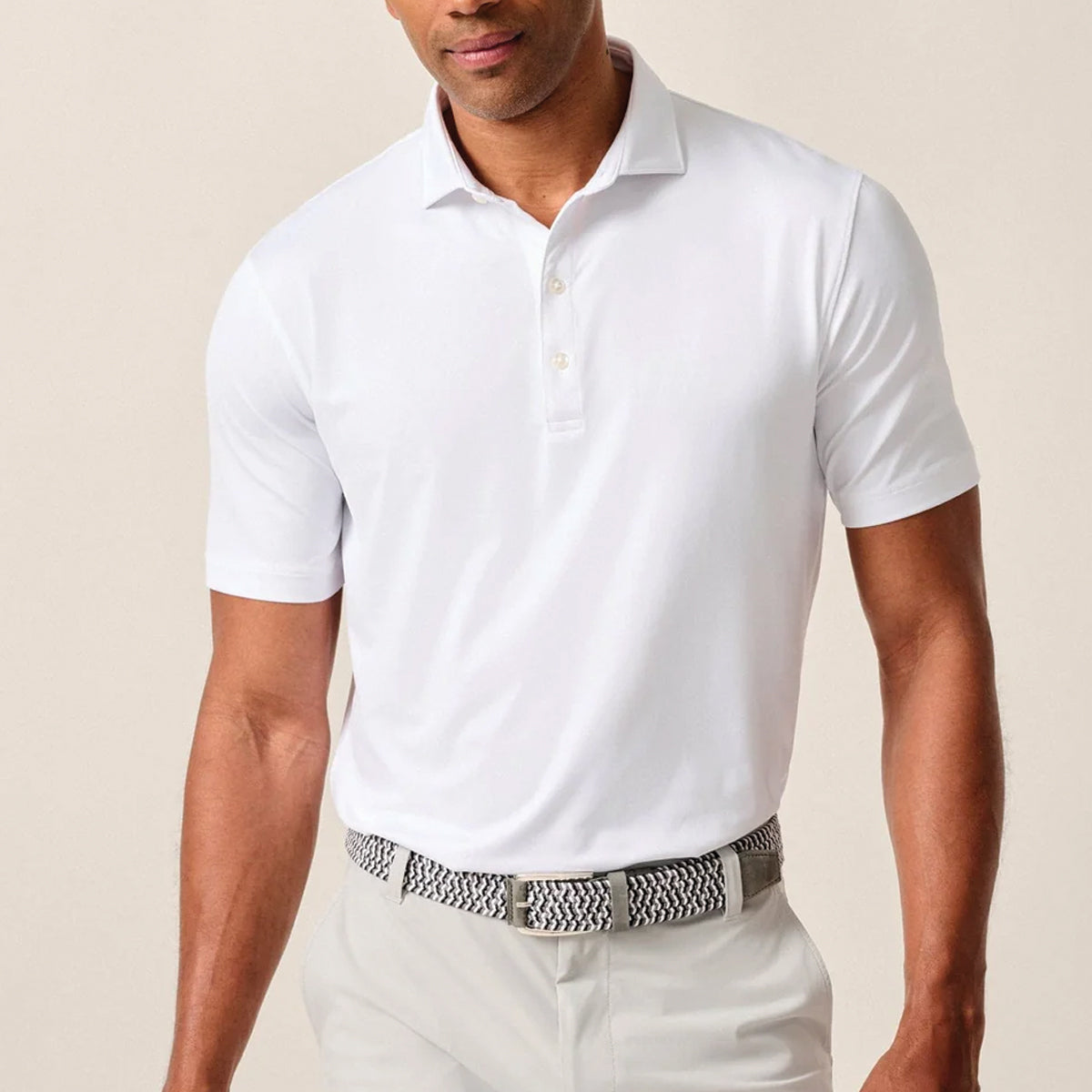 Johnnie-O Men's Prep-Formance Birdie Solid Jersey Polo