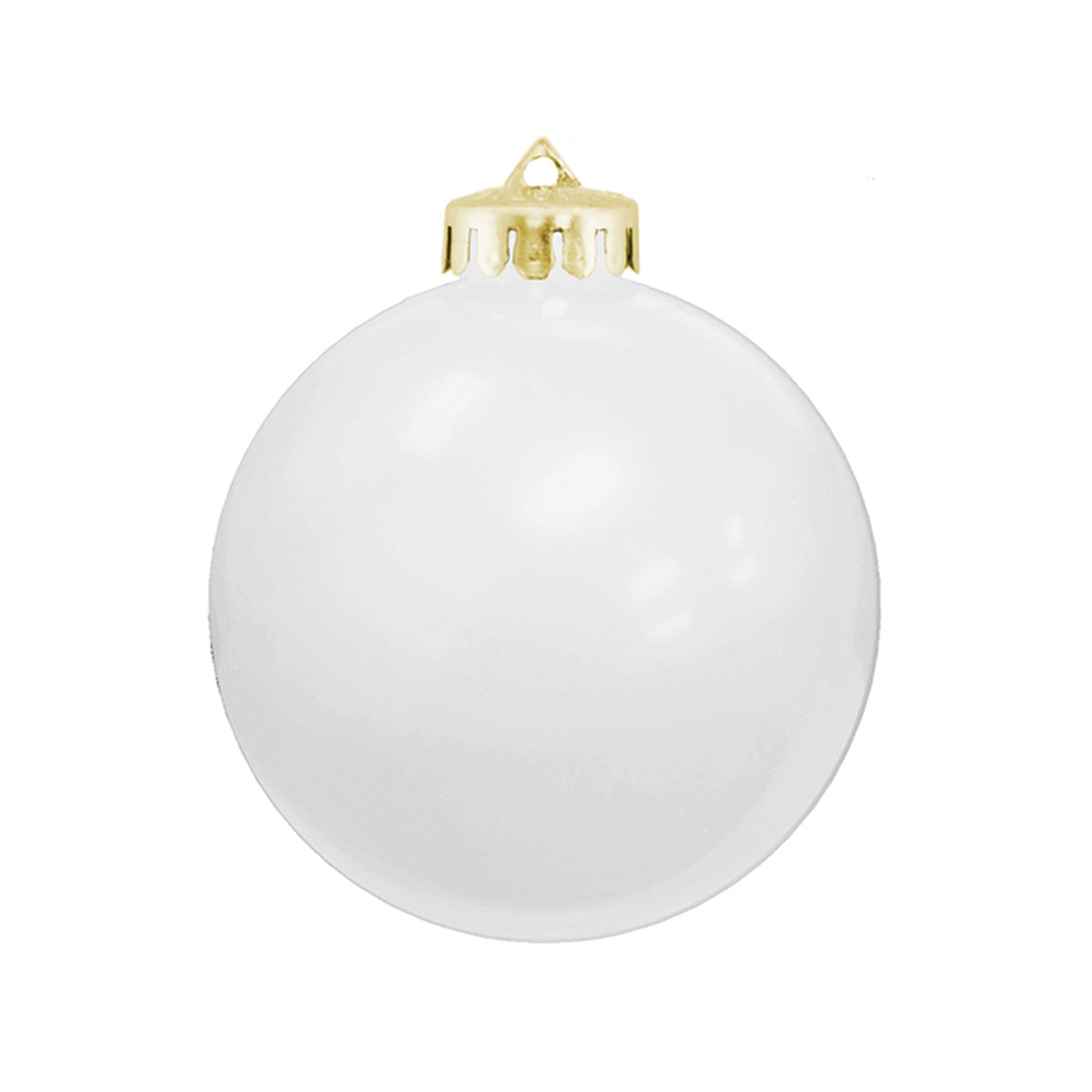 3¼" USA-Made Round Glossy Shatterproof Ornament