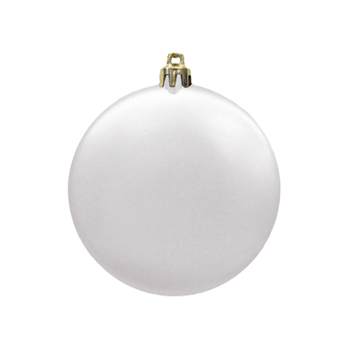 3" Satin Finish Flat Shatterproof Ornament